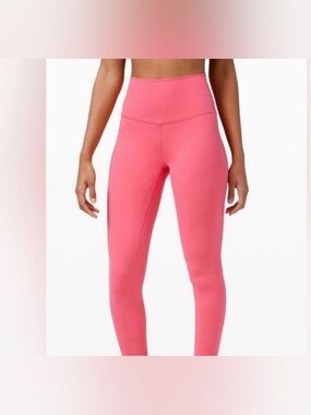 Lululemon Athletica Align High Rise Pant 28” Leggings, Guava Pink Size 6